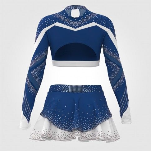 make your own cheerleader outfit blue and white supply store blue 1