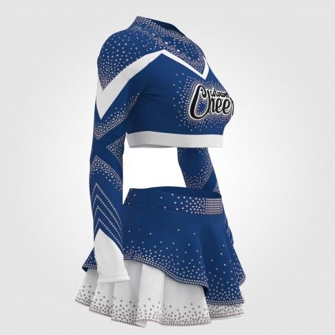 make your own cheerleader outfit blue and white supply store blue 3