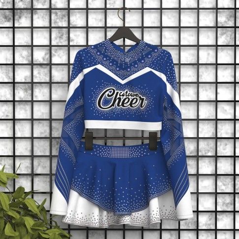 make your own cheerleader outfit blue and white supply store blue 5