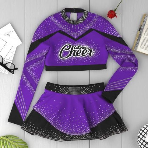 make your own cheerleader outfit blue and white supply store purple 6