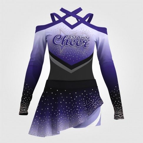 custom youth purple cheer shells purple 0