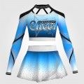 custo blue and white mcheer costume  blue