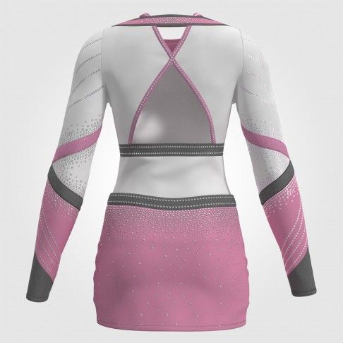 custom blue and gold cheerleading uniforms pink 1