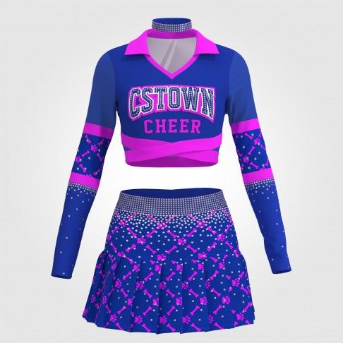 cheap green cheerleading clothes blue 0