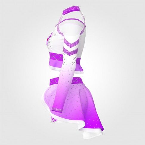 youth two piece purple cheerleader apparel pink 2