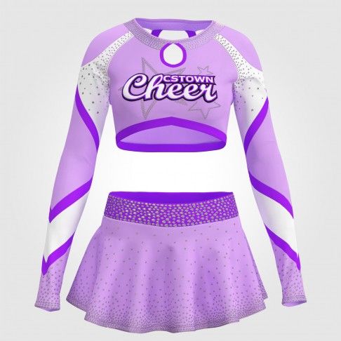 cheap retro royal blue cheer uniforms purple 0