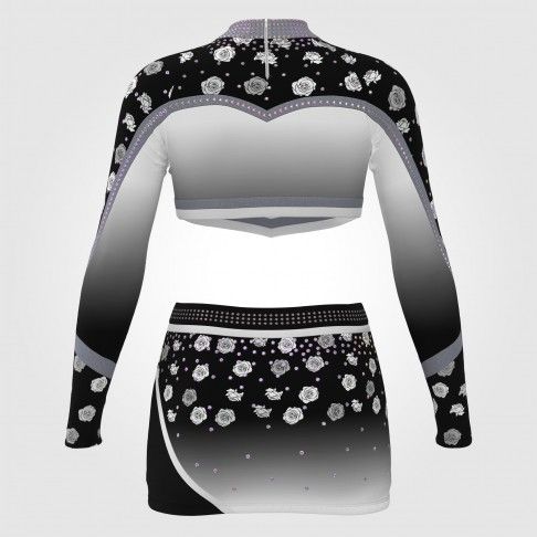 make your own discount cheerleading uniform black 1