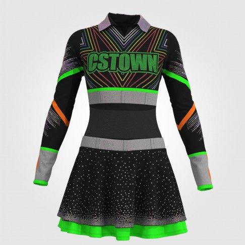 stock cheerleading apparel green 0