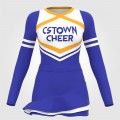 custom cheer practice outfit blue