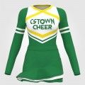 custom cheer practice outfit green
