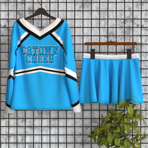 custom dance practice uniforms shop cyan 5