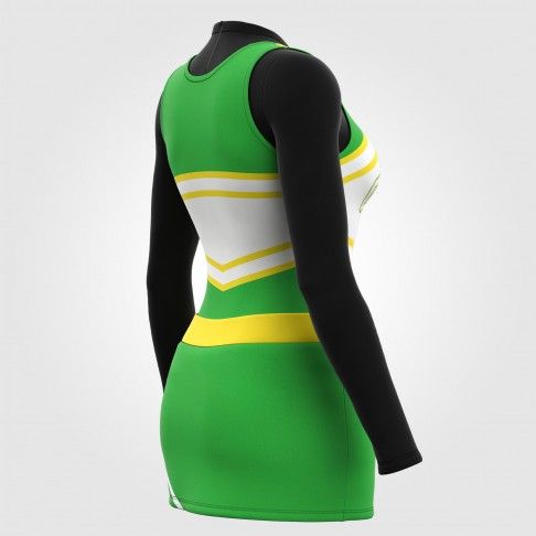 custom cheer practice wear green 4