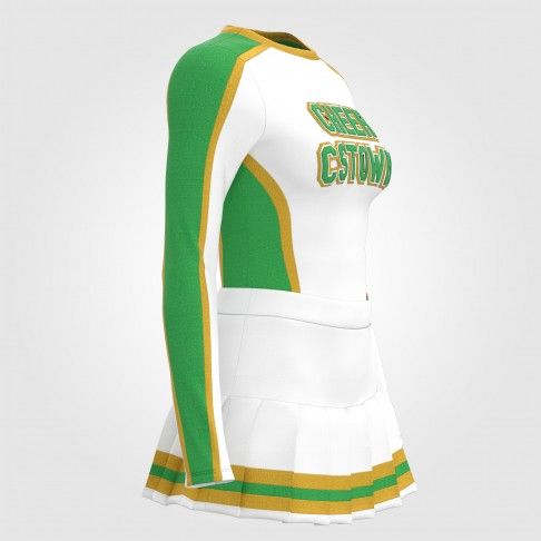 custom cheer practice wear white 3