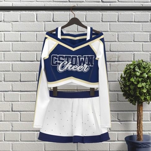 custom cheer practice shirts blue 5