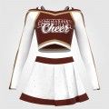 custom cheer practice shirts brown