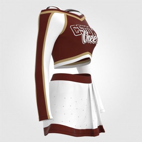 custom cheer practice shirts brown 3