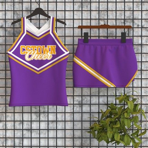 youth custom maroon cheer uniforms purple 5