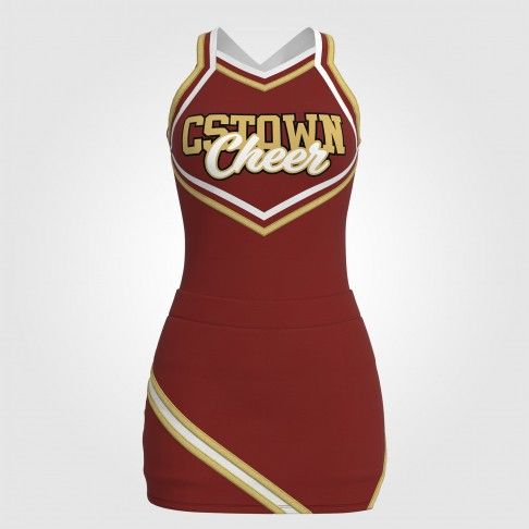 youth custom maroon cheer uniforms red 0