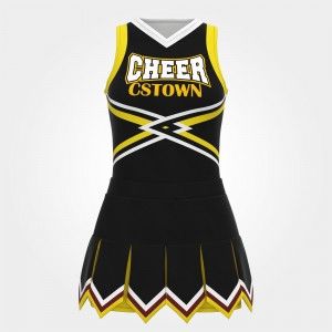 affordable red and yellow cheerleading sideline