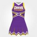 affordable red and yellow cheerleading sideline purple