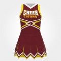 affordable red and yellow cheerleading sideline red