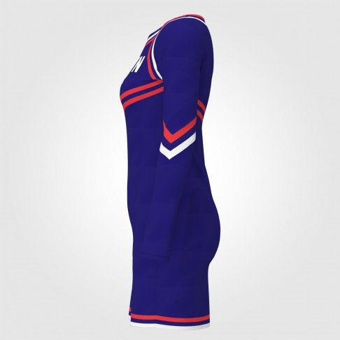 green sideline cheerleading outfits blue 2