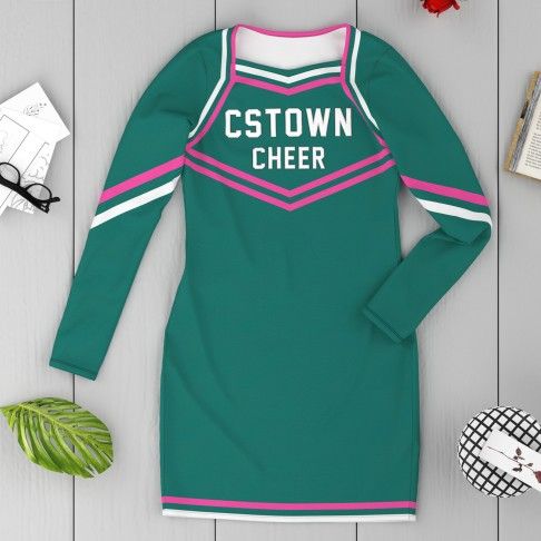 green sideline cheerleading outfits green 6