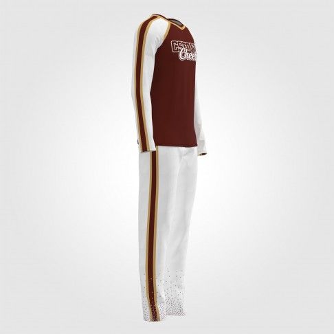 cheap mens cheerleader outfit brown 3