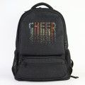 cheap personalized glitter cheer bags black