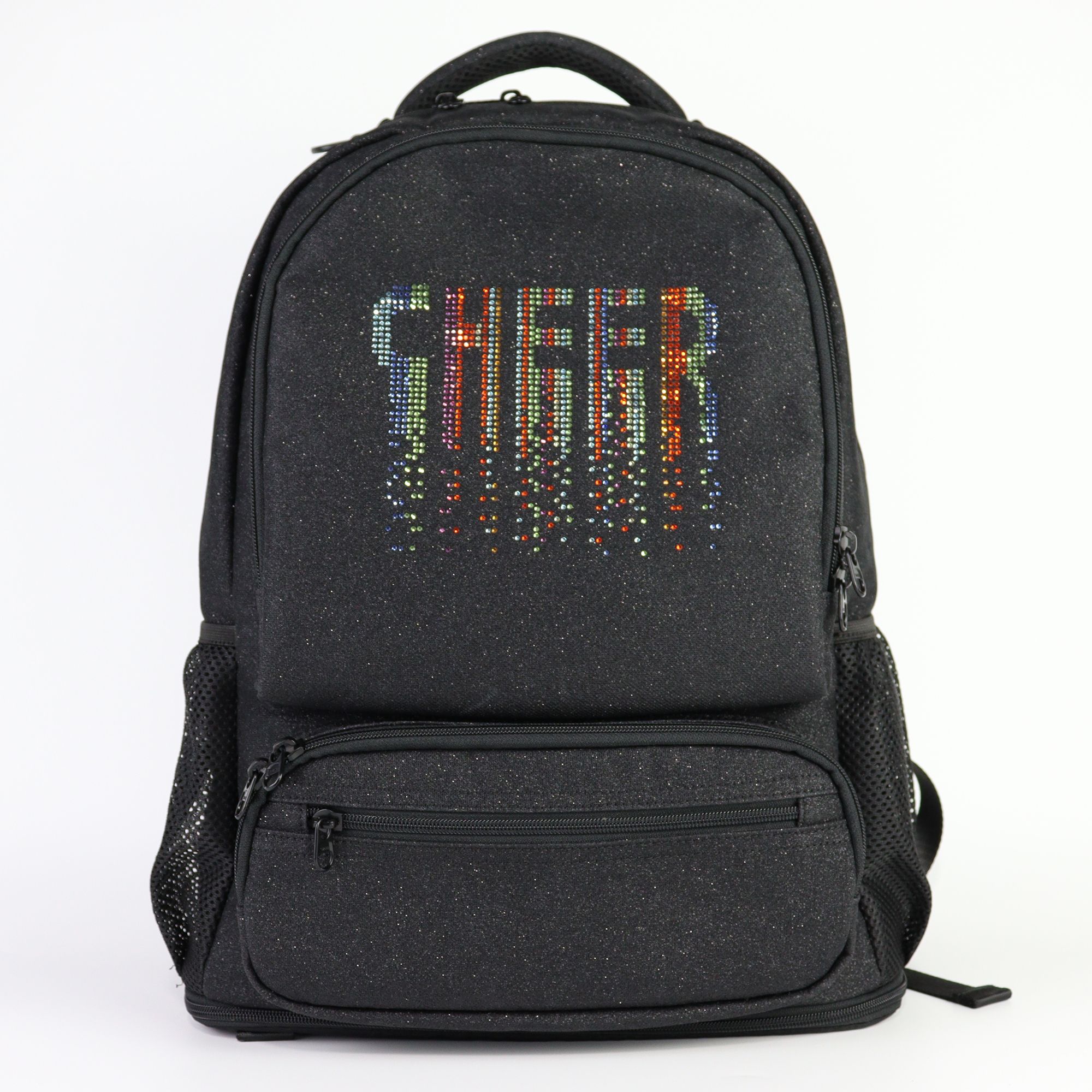 cheap personalized glitter cheer bags