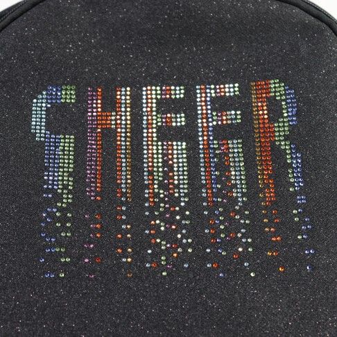 cheap personalized glitter cheer bags black 3