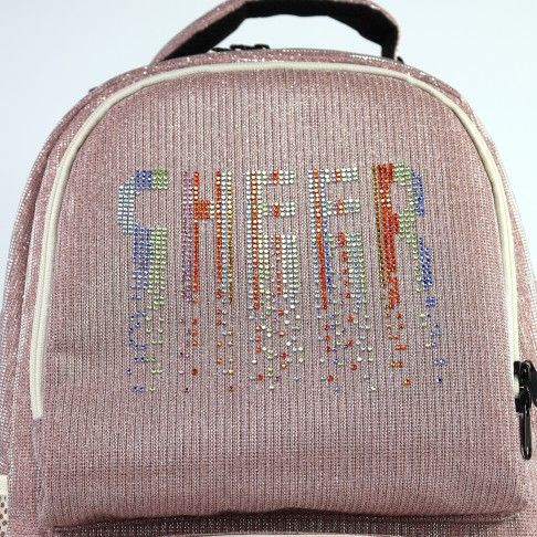 cheap personalized glitter cheer bags pink 3