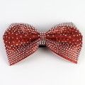 competition rhinestone cheer bows red