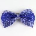 competition rhinestone cheer bows blue