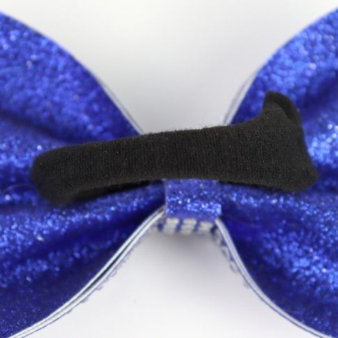 competition rhinestone cheer bows blue 4