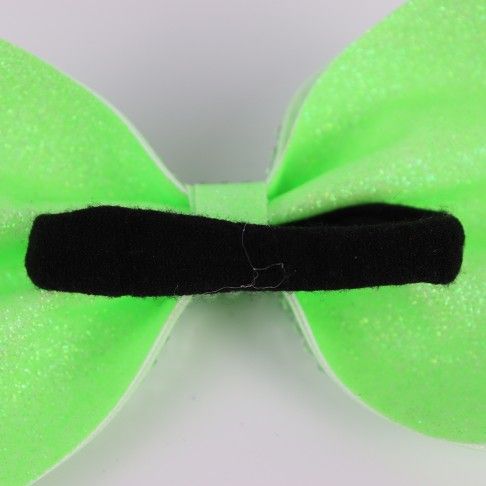 competition rhinestone cheer bows green 4