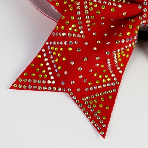 bulk sparkling cheer bows red 3