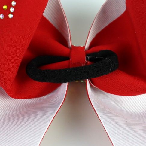 bulk sparkling cheer bows red 4