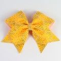 bulk sparkling cheer bows gold