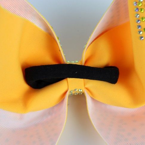 bulk sparkling cheer bows gold 4