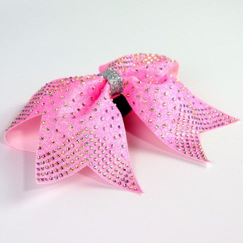 bulk sparkling cheer bows pink 2
