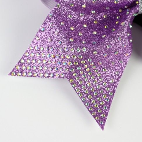 bulk sparkling cheer bows purple 3