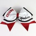 bulk sparkling cheer bows metallic red