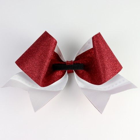 bulk sparkling cheer bows metallic red 3
