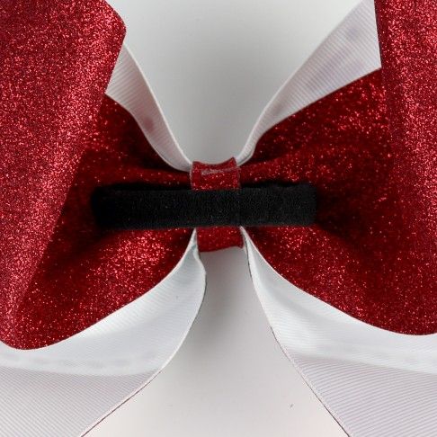 bulk sparkling cheer bows metallic red 4
