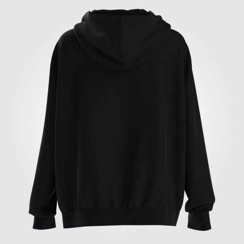 full zipped up cardigan sweater black 1