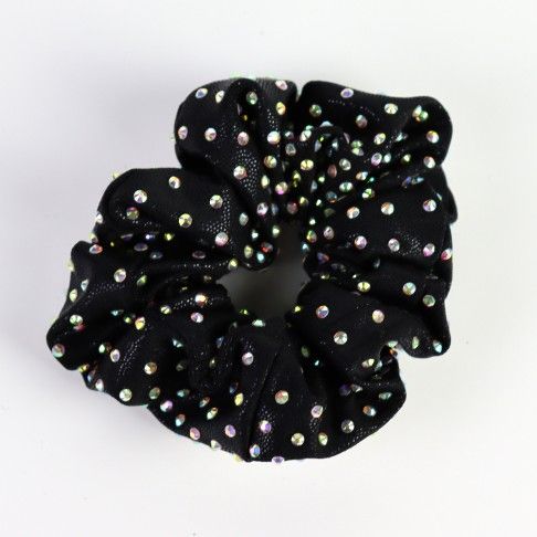 slip hair ties,scrunch black 0