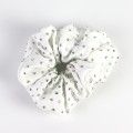 slip hair ties,scrunch lycra white