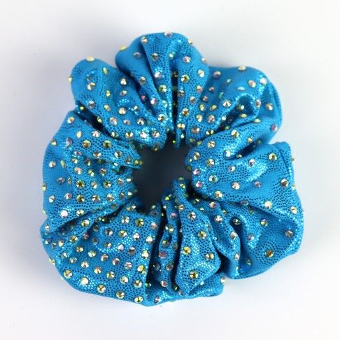 slip hair ties,scrunch blue 0