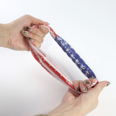 slip hair ties,scrunch flag 2